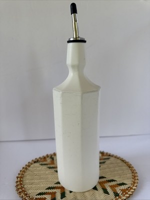 The Bright Angle Elixir, Olive Oil Liquid Cruet Bottle, 24fl oz. White