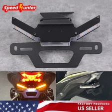 LED Turn Signals Light Fender Eliminators License Plate Holder For KAWASAKI Z900