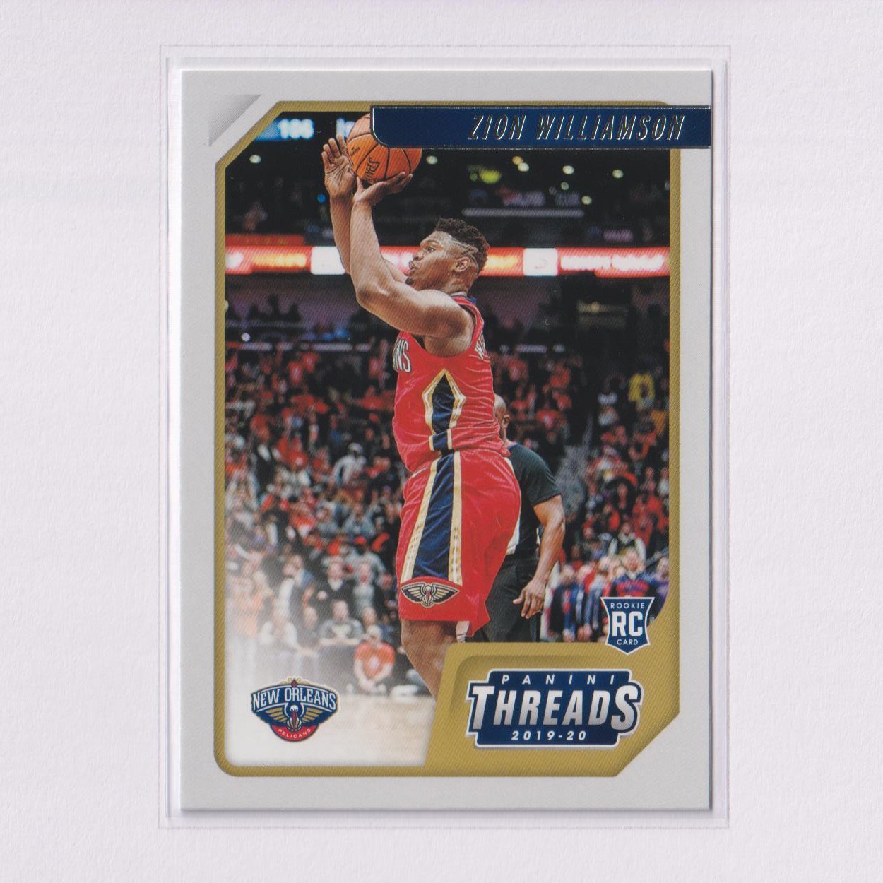 2019-20 Panini Chronicles Threads #78 Zion Williamson RC Rookie (E)