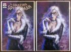 Amazing Spider-Man #10 2018 Parrillo BLACK CAT Bloody Virgin + Trade Set NM+