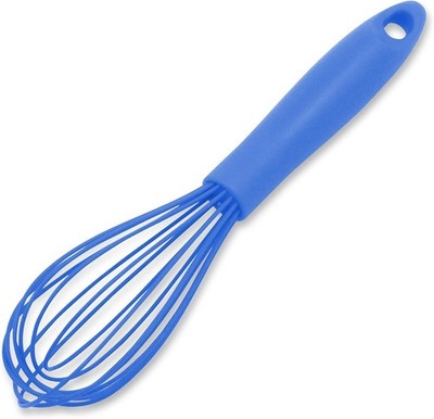 Chef Craft Premium Silicone Wire Cooking Whisk, 10.5 inch, Blue 13472