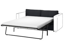 Housse IKEA VIMLE pour canapé-lit 2 places section Saxemara bleu/noir...