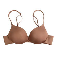 SKIMS Ultimate Push Up Plunge Bra BA-PLG-9214, Sienna, 34A