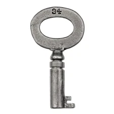 EAGLE LOCK Co. STEAMER TRUNK Key Code 34 - Antique Key Vintage Key - my ref.k720