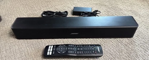 Bose Solo 5 TV Soundbar Sound System Black 418775 W Remote 0248121 Tested Clean