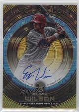 2022 Bowman Inception Prospect Auto Gold Foil /50 Ethan Wilson #PA-EW Auto 11ao
