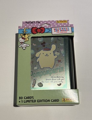 PANINI Pompompurin - Hello Kitty Fun Together Pocket Tin- 30 Cards+1 LE Card