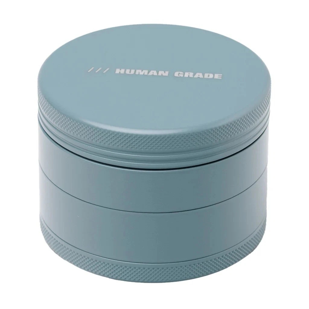Human Grade 2.5" (63mm) Premium Aluminum Hand Grinder 4C Herb Spice Tobacco Den.