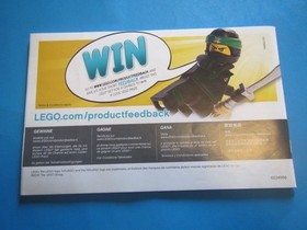 3 Lego Ninjago instruction manuals #70591 70638 70640