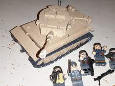 Klemmbausteine WW2 deutsche Soldaten Tiger Panzer Cobi, Lego Sluban