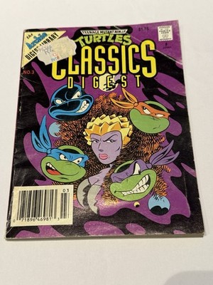 TEENAGE MUTANT NINJA TURTLES CLASSICS DIGEST #3. TMNT. Rare