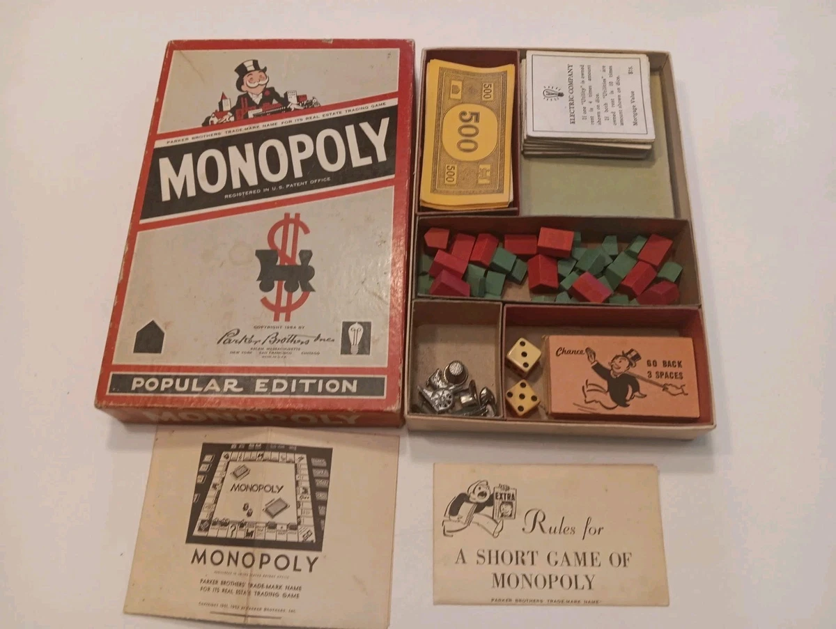 Parker Brothers Monopoly Game Pieces & Parts for sale | eBay