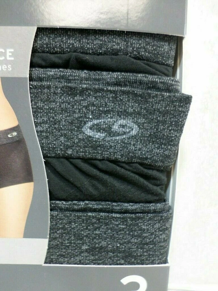 Pantalones Cortos Corporales C9 Champion Para Mujer 3pk Premium Rendimiento Sin Costuras, Negros, Medianos Foto 4 de 4