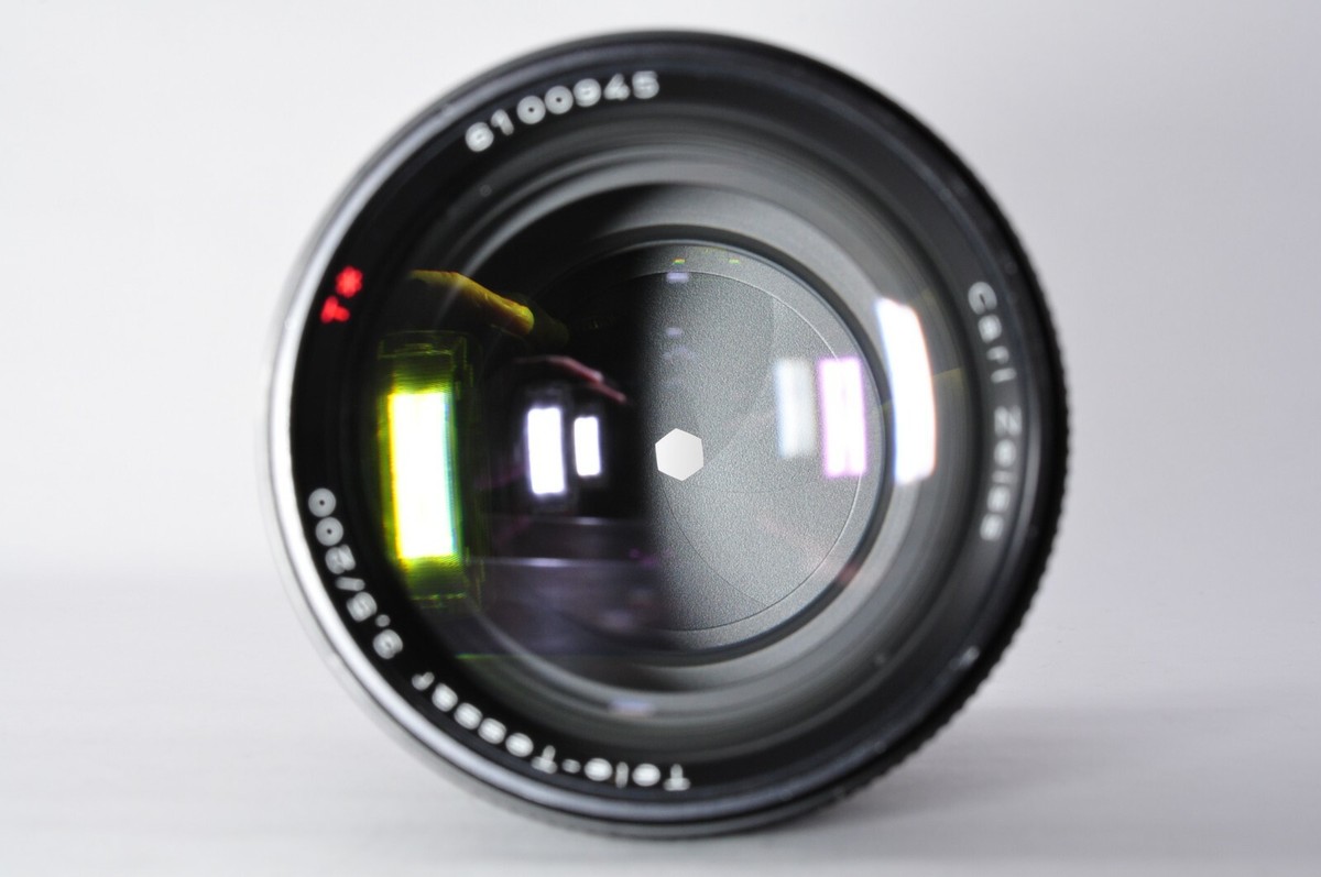 Near Mint Contax Carl Zeiss Tele-Tessar T* 200m f/3.5 AEG Lens