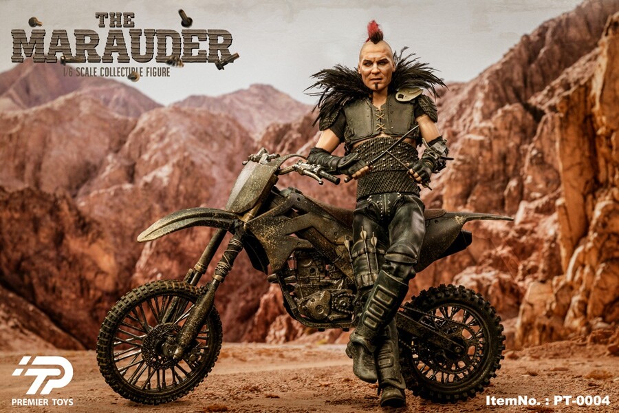Premier Toys Dirt Style Deco Motorcycle 1/6 The Marauder For