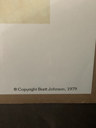 BRETT JOHNSON 1979 Limited Edition Print "Spares And Strikes Forever" #97/5000 - Picture 4 of 18
