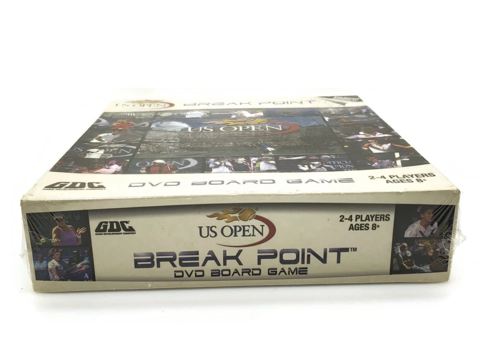 US Open Break Point DVD Board Game New Sealed Tennis 2008 Sealed Toy - Image 4 of 4