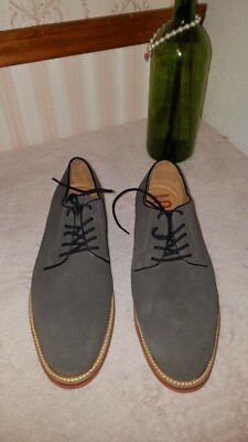 1901 Men\'s Gray Leather Suede Derby Shoes Men main image 3