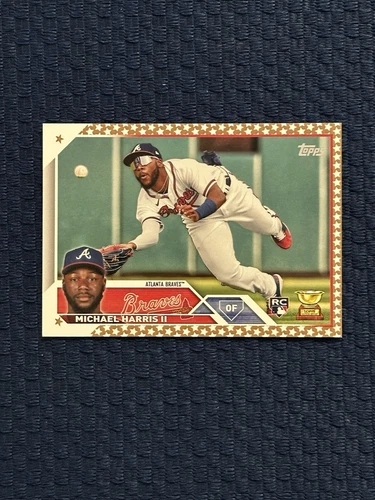 2023 Topps Michael Harris II RC #226 Gold Stars Parallel Atlanta Braves