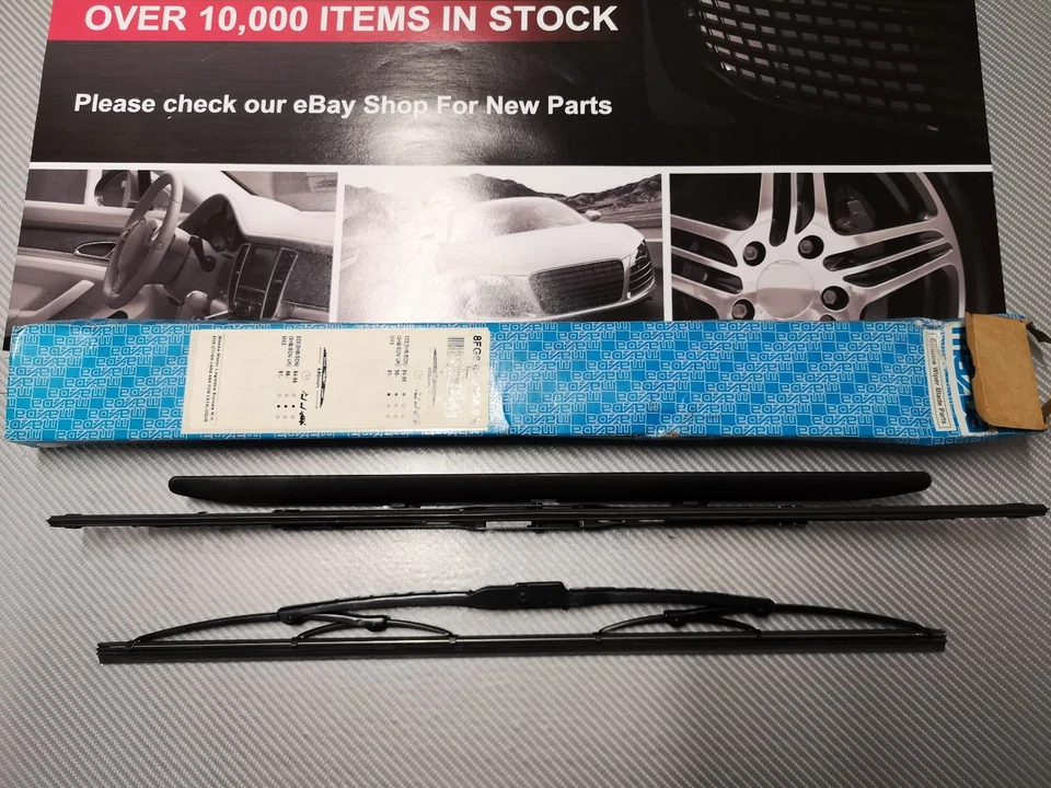 JUEGO DE ESCOBILLAS LIMPIAPARABRISAS MAZDA MX3 323 GENUINO 8FG667330A 9A NUEVO Foto 2 de 2