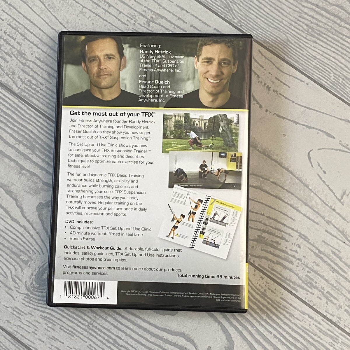 Trx Training Randy Hetrick Navy Seal TRX Suspension Basic Training DVD  Randy Hetrick No Booklet