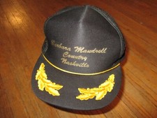 vtg BARBARA MANDRELL MESHBACK TRUCKER HAT Nashville Snapback Baseball Cap