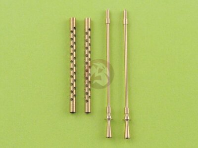 Master 1/35 M2 Browning 0.50 Cal MG Barrels w/Flash Hiders PT Boat AFV SM-35-002