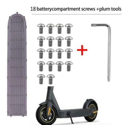 18 Stücke Elektroroller Stahlschrauben für NINEBOT Max G30 Scooter Unterseite