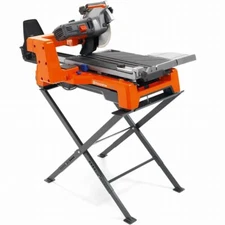 Husqvarna TS60 Ceramic Tile Saw With Stand Up to 28-inch Length