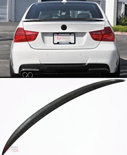 FOR 06-11 BMW E90 3 SERIES SEDAN M3 PERFORMANCE CARBON FIBER TRUNK SPOILER WING 