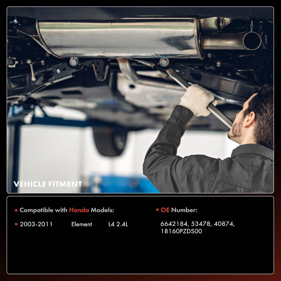 Задний каталитический конвертер для Honda Element 2003 2004 2005 2006 2007-2011 L4 2,4 л - Изображение 2 из 4