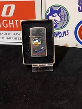 Vintage Zippo Lighter Vietnam USS Kitty Hawk Navy. With OG Box Matching Insert