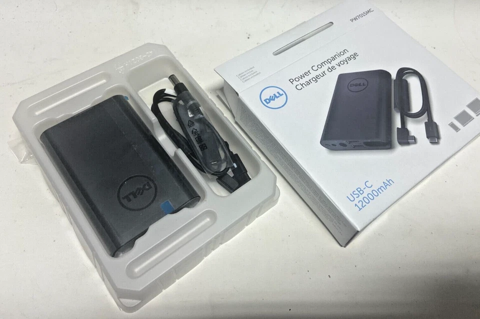 Banco de alimentación Dell PW7015MC 43W 12000mAH USB-C Foto 2 de 4