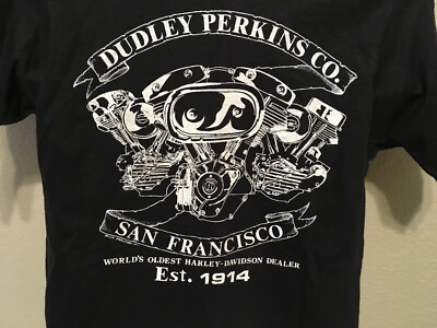 Vintage RARE 1980s Dudley Perkins Co Harley Davidson San Francisco 