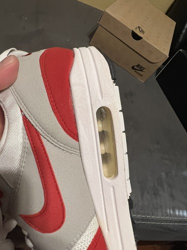 Anniversary Air Max 1 Nike Air Max 1 QS Sport Red 2009 378830-161 Size 11.5 New - Picture 11 of 12
