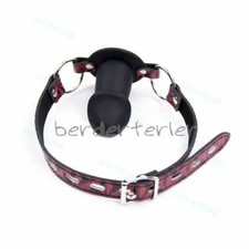 Soft Silicone Open Mouth Gag Plug Roleplay Slave Couple Sex Funny Oral Stuffer