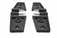 Royal Hooks Billet Aluminum Door Hinges Black for Jeep Wrangler JK RHO-12012-BK