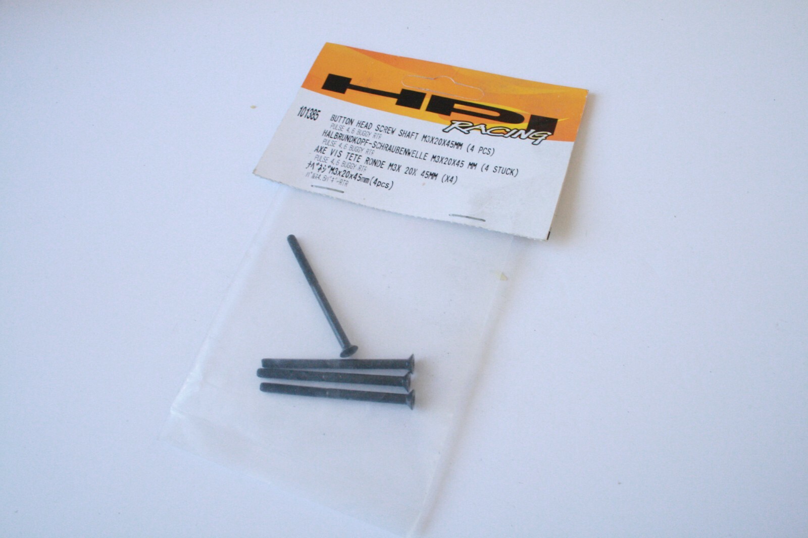 HPI Button Head Screw Shaft M3x20x45mm (4pcs) - 101385