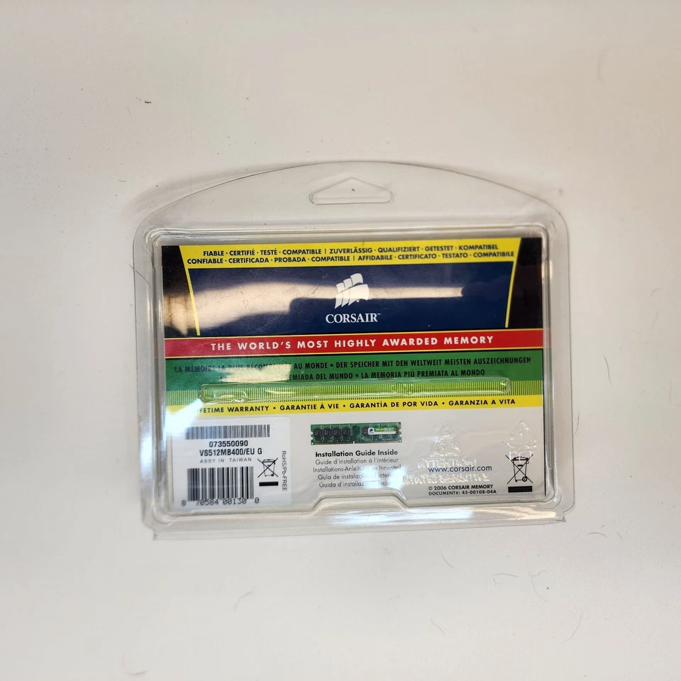 New Corsair Value Select Note book Memory 512MB DDR1 400MHz PC3200  - Image 4 of 4