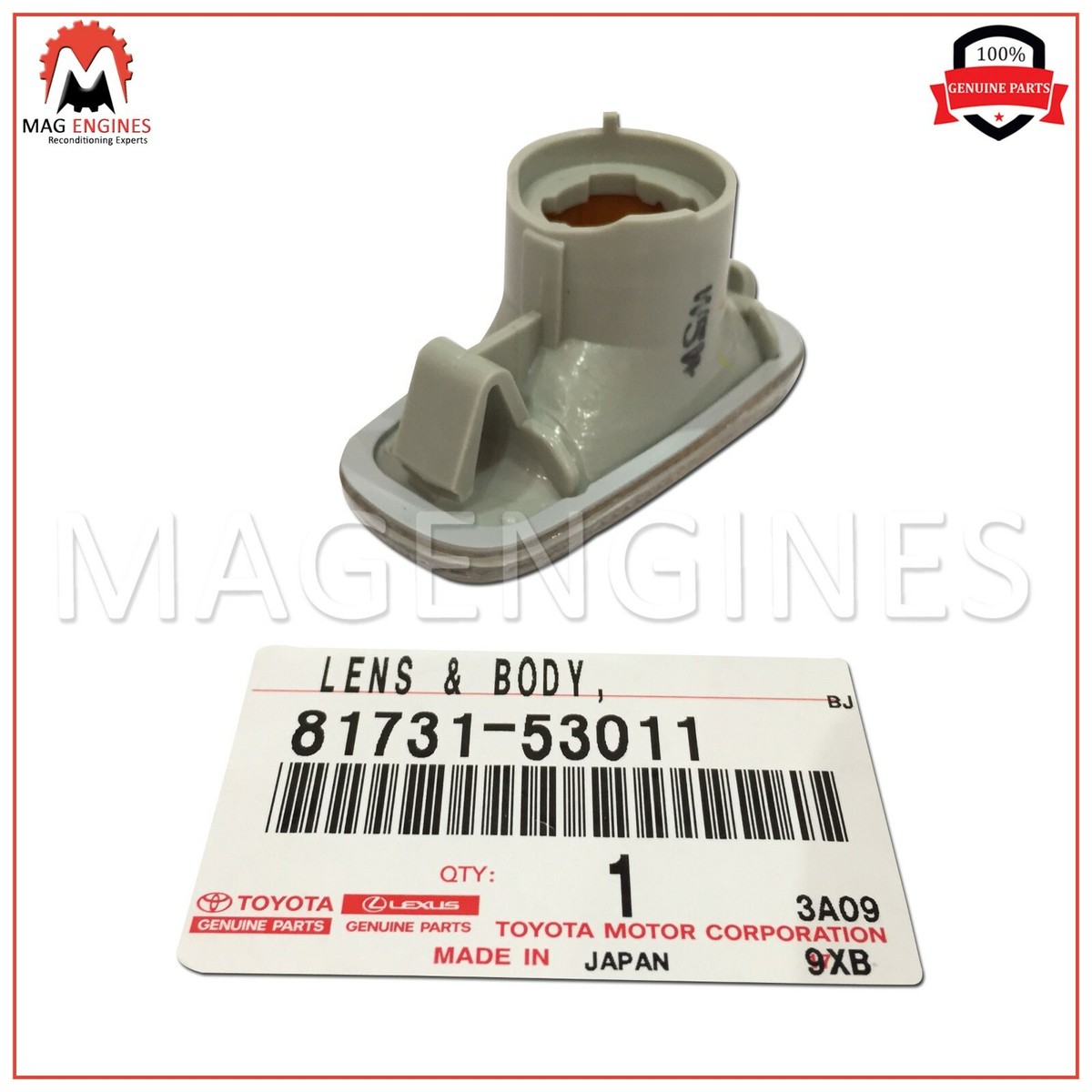 81731-53011 GENUINE OEM LENS, SIDE TURN SIGNAL LAMP, RH/LH 