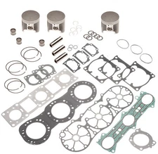 Top End Rebuild Piston Kit for Yamaha GP1200R XL XLT 1200 XR1800 PV .50MM Over