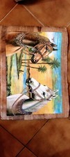 Papiro egiziano antico horses vintage 