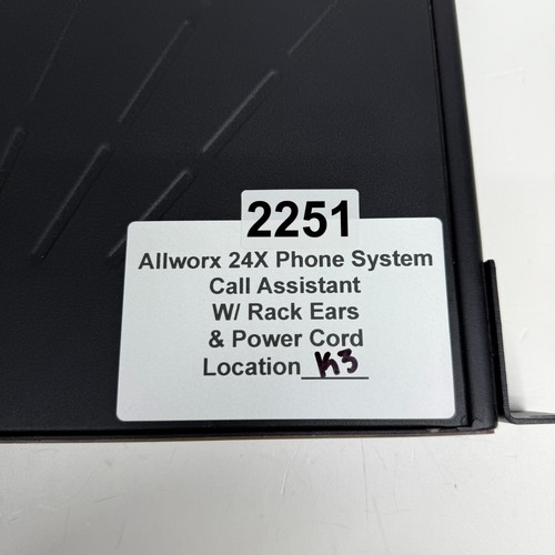 Phone System Allworx 24X W/ Rack Ears Call Assistant - Power Cord Included - Picture 5 of 5
