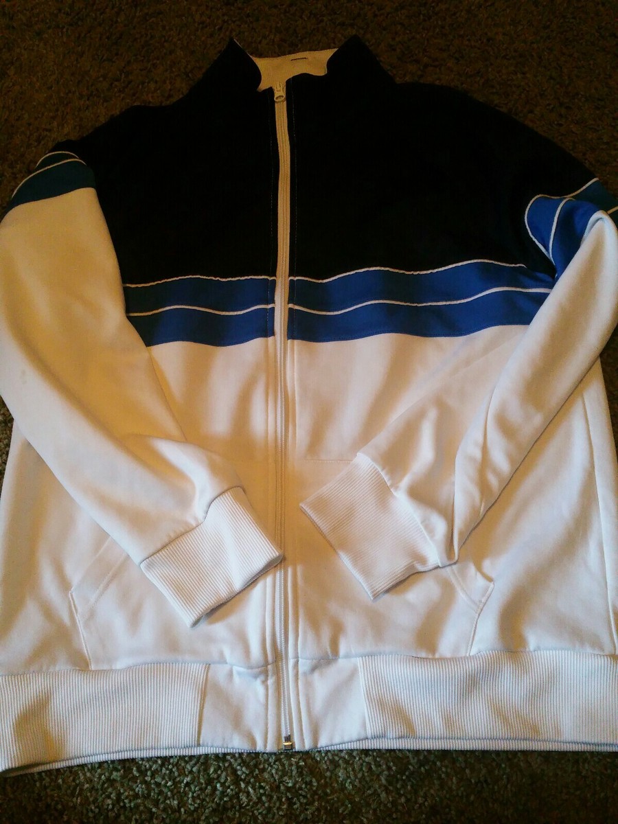 Old Navy Athletic Track Jacket Men's Large Polyester Zip Up