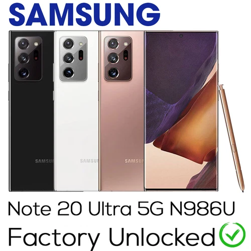Samsung Galaxy Note 20 N981U |Note20 Ultra 5G N986U 128GB Factory Unlocked Phone - Picture 5 of 22
