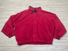 Vintage 90s Swingster Olympic Xerox Mens 2XL Jacket Embroidered Red Full Zip*