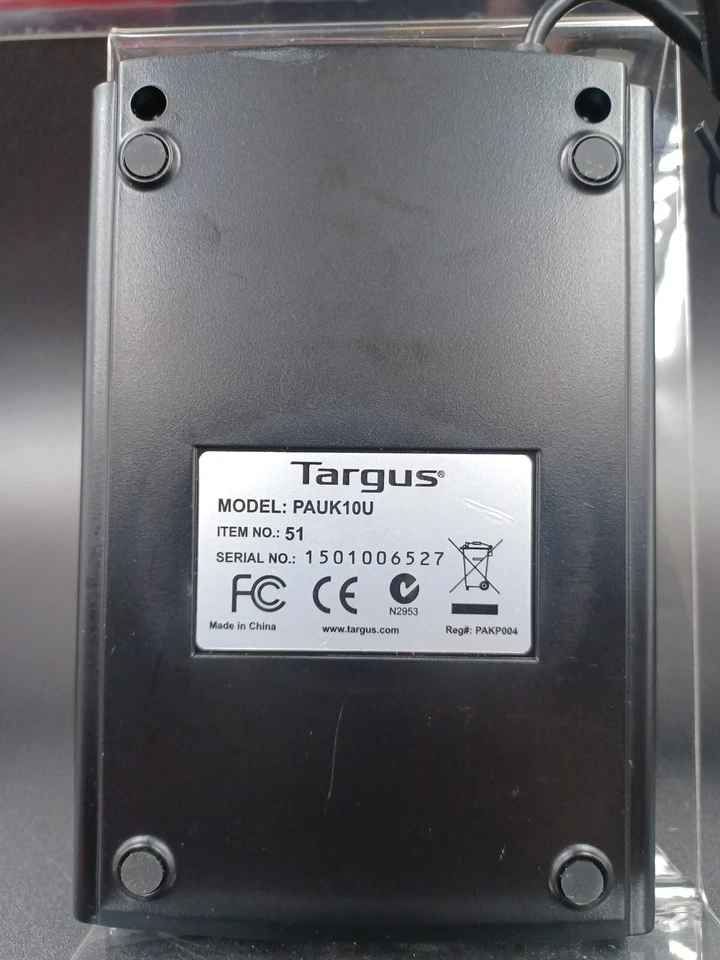 Targus Numeric Keypad PAUK10U Wired Keyboard For Laptop Computer PC USB Plug - Image 3 of 3