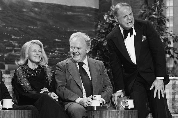 Angie Dickinson Carroll O'Connor Don Rickles On Johnny Carson 1977 TV PHOTO  1