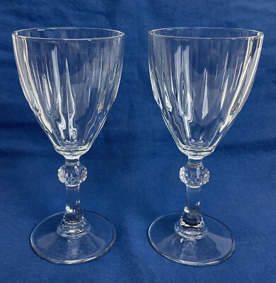 C9N12 by Cellini Crystal Wine Glasses Set Of 4  EXCELLENT 
