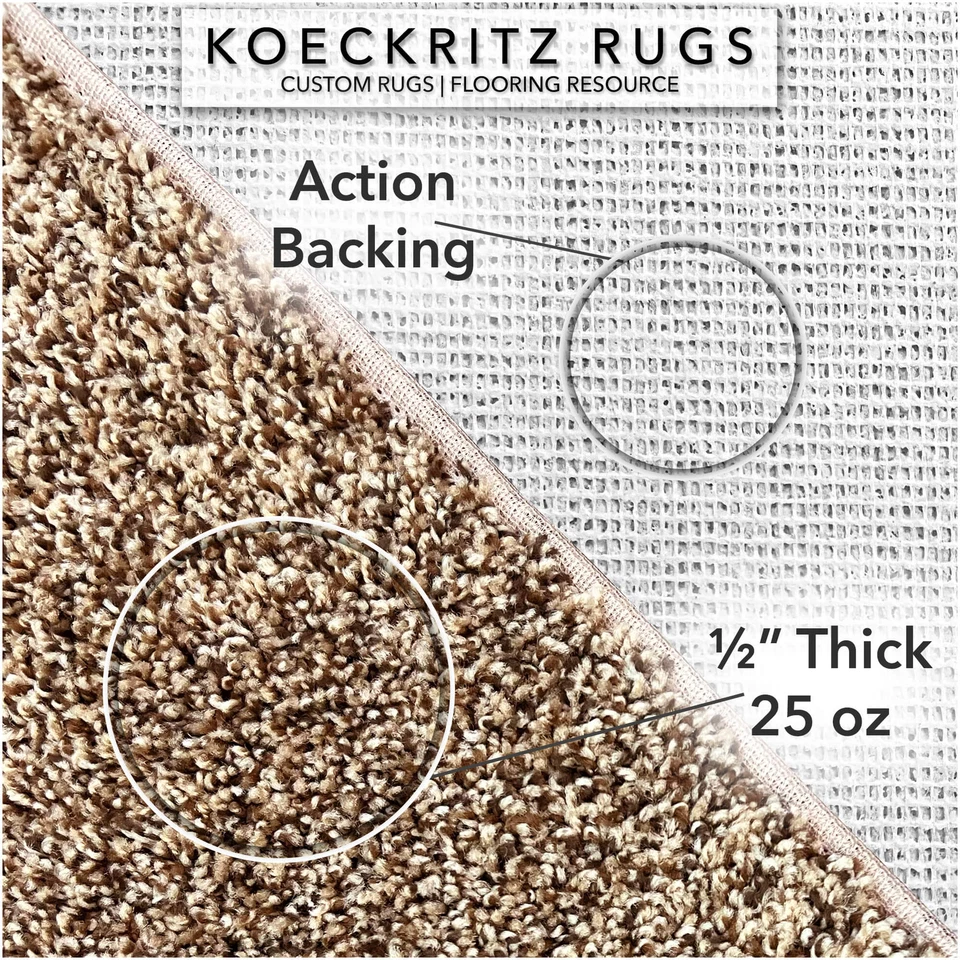 Koeckritz Soft Frieze Multi Brown Area Rug for Living Room, Bedroom, or Any Room - Image 4 of 4